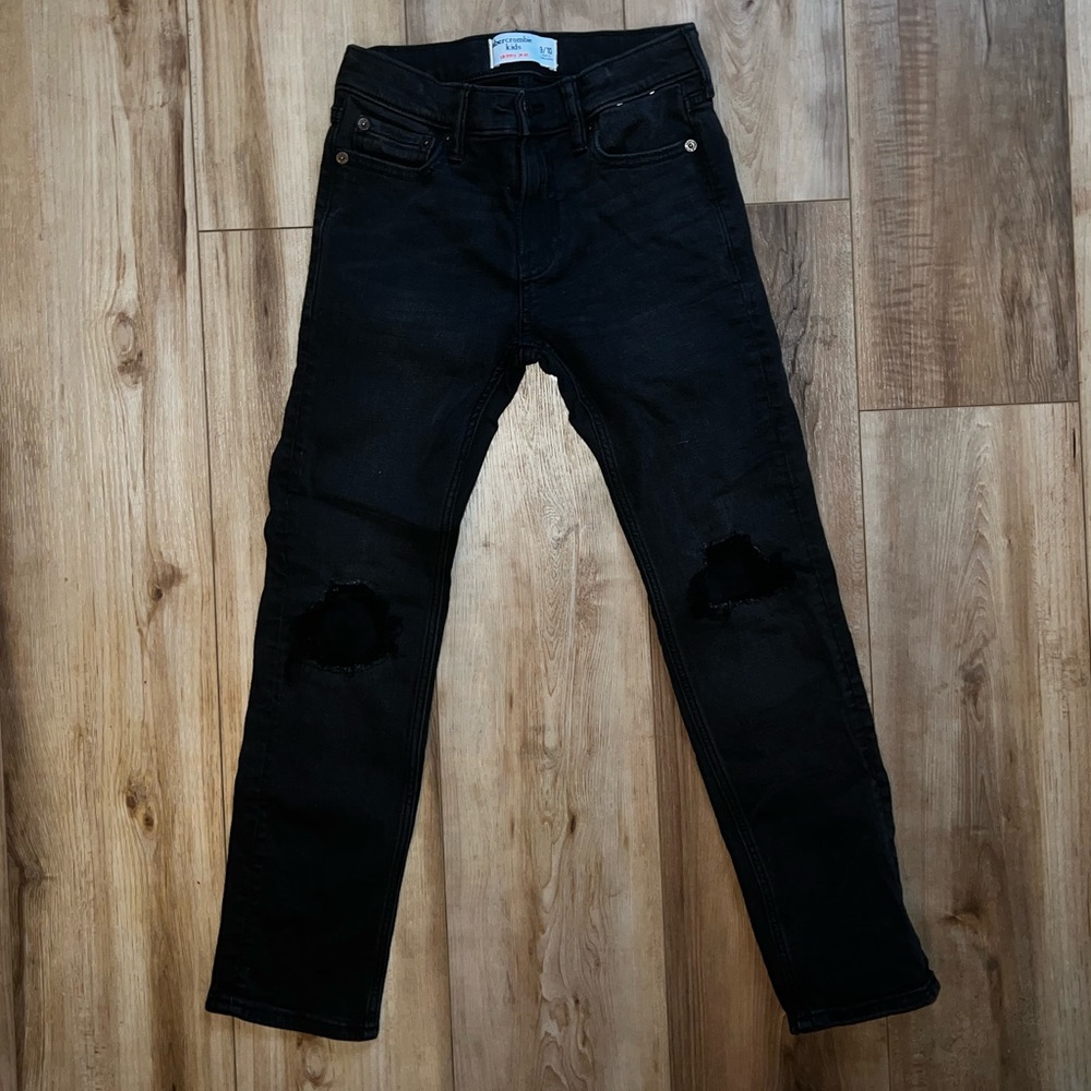 Abercrombie Kids Boys Black Skinny Jeans